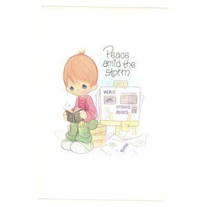 Peace Amid The Storm Jonathan David Illustrated Postcard Printed USA Religious
